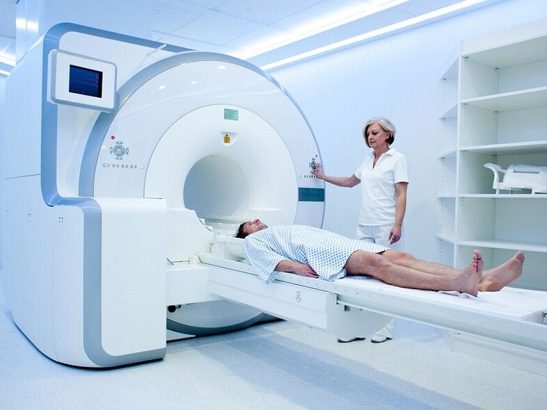 MRI-diagnose van afscheiding tijdens opwinding